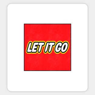 Let It Go Sticker